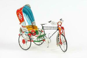 Colorful rickshaw toy photo