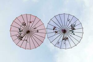 chino paraguas vistoso foto