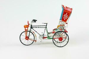 Colorful rickshaw toy photo