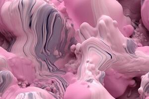 Pink drop fluid motion in water tileable texture background. Nude dynamic 3d illustration. photo