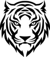 tigre, minimalista y sencillo silueta - vector ilustración