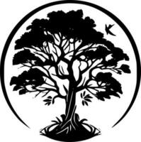 Tree of Life - Minimalist and Flat Logo - Vector illustration