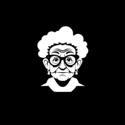 Grandma - High Quality Vector Logo - Vector illustration ideal for T-shirt graphic