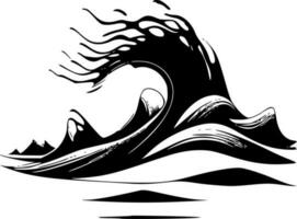 Waves - High Quality Vector Logo - Vector illustration ideal for T-shirt graphic