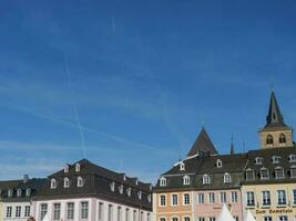 The old city of trier at the moselle river in germany photo