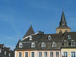 The old city of trier at the moselle river in germany photo