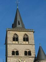 The old city of trier at the moselle river in germany photo