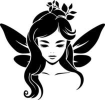 Fairy - Minimalist and Flat Logo - Vector illustration