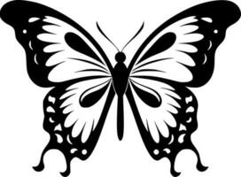 mariposa, minimalista y sencillo silueta - vector ilustración