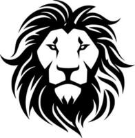 Lion, Minimalist and Simple Silhouette - Vector illustration