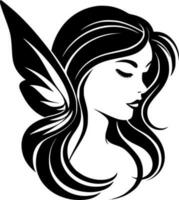 Fairy, Minimalist and Simple Silhouette - Vector illustration