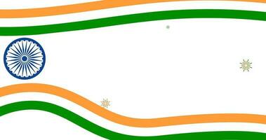 4k India background animation with text space area. good for india independence day and india republic day video