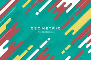 resumen geométrico antecedentes en brillante colores vector