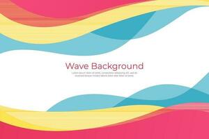 Abstract stylish wave vector background