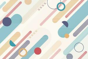 Abstract geometric background in bright colors vector