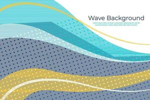 Abstract stylish wave vector background