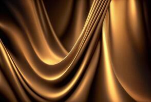 Smooth elegant gold satin as background photo