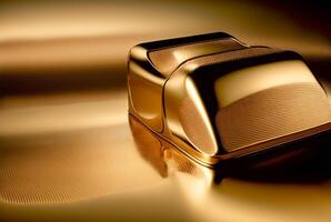 Ultra Realistic photo of a smooth, luxury gold color, abstract golden textured material