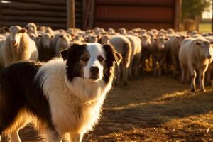 dog in real life, happy moment with pet photo