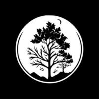 Nature - Minimalist and Flat Logo - Vector illustration