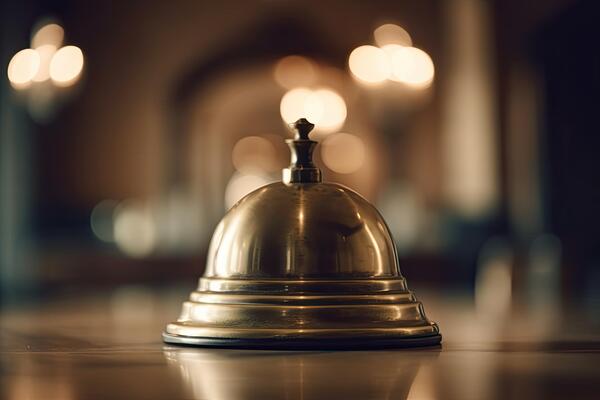Hotel service bell cheap