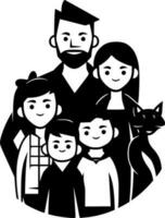 Family - High Quality Vector Logo - Vector illustration ideal for T-shirt graphic