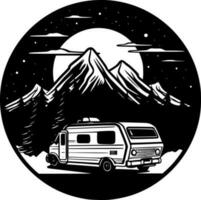 Camping - High Quality Vector Logo - Vector illustration ideal for T-shirt graphic