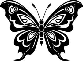 mariposa, minimalista y sencillo silueta - vector ilustración