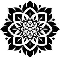 Mandala, Minimalist and Simple Silhouette - Vector illustration