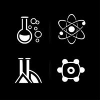 Science, Black and White Vector illustration