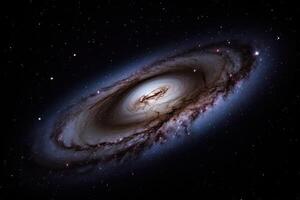 Galaxy in deep space. Andromeda galaxy full view, photo