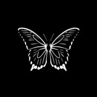 Butterfly, Minimalist and Simple Silhouette - Vector illustration