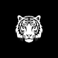 Tigre - minimalista y plano logo - vector ilustración