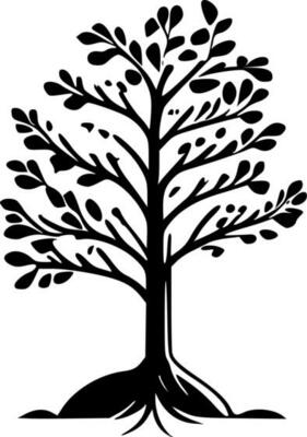 Nature - Minimalist and Flat Logo - Vector illustration