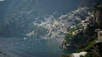 província do Salerno positano sulista Itália amalfi costa video