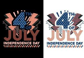 4to de julio independencia día, contento 4to julio, Estados Unidos camiseta diseño, independencia camiseta, 4to de julio camiseta diseño, vector