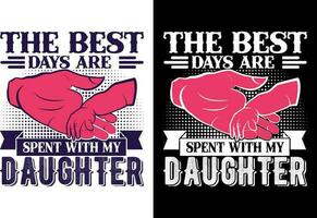 Father's day typography quote t shirt design vector