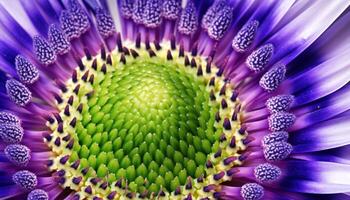 Vibrant gerbera daisy in wet springtime, beauty in nature growth generated by AI photo