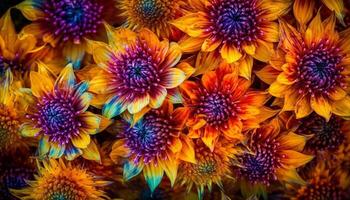 Vibrant gerbera daisy bouquet, a gift of beauty in nature generated by AI photo