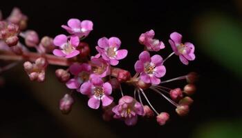 Multi colored wildflower bouquet showcases beauty in nature patterns and colors generated by AI photo