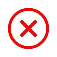 Decision making icons for yes and no voting vector