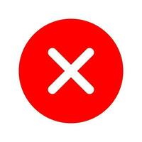 Decision making icons for yes and no voting. vector