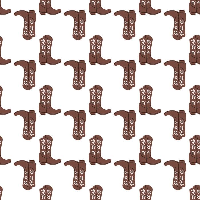 Cowboy Boot Pattern Vector Art, Icons, and Graphics for Free Download