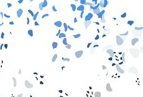 Light blue vector background with abstract forms.