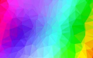 Light Multicolor, Rainbow vector low poly texture.