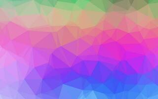 Light Multicolor, Rainbow vector low poly layout.