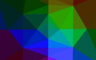 Dark Multicolor, Rainbow vector low poly texture.