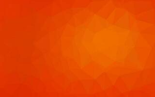 Light Orange vector polygon abstract background.