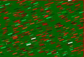 Light Green, Red vector pattern with narrow lines.