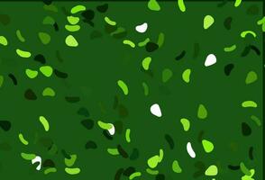 Light Green vector backdrop with abstract shapes.